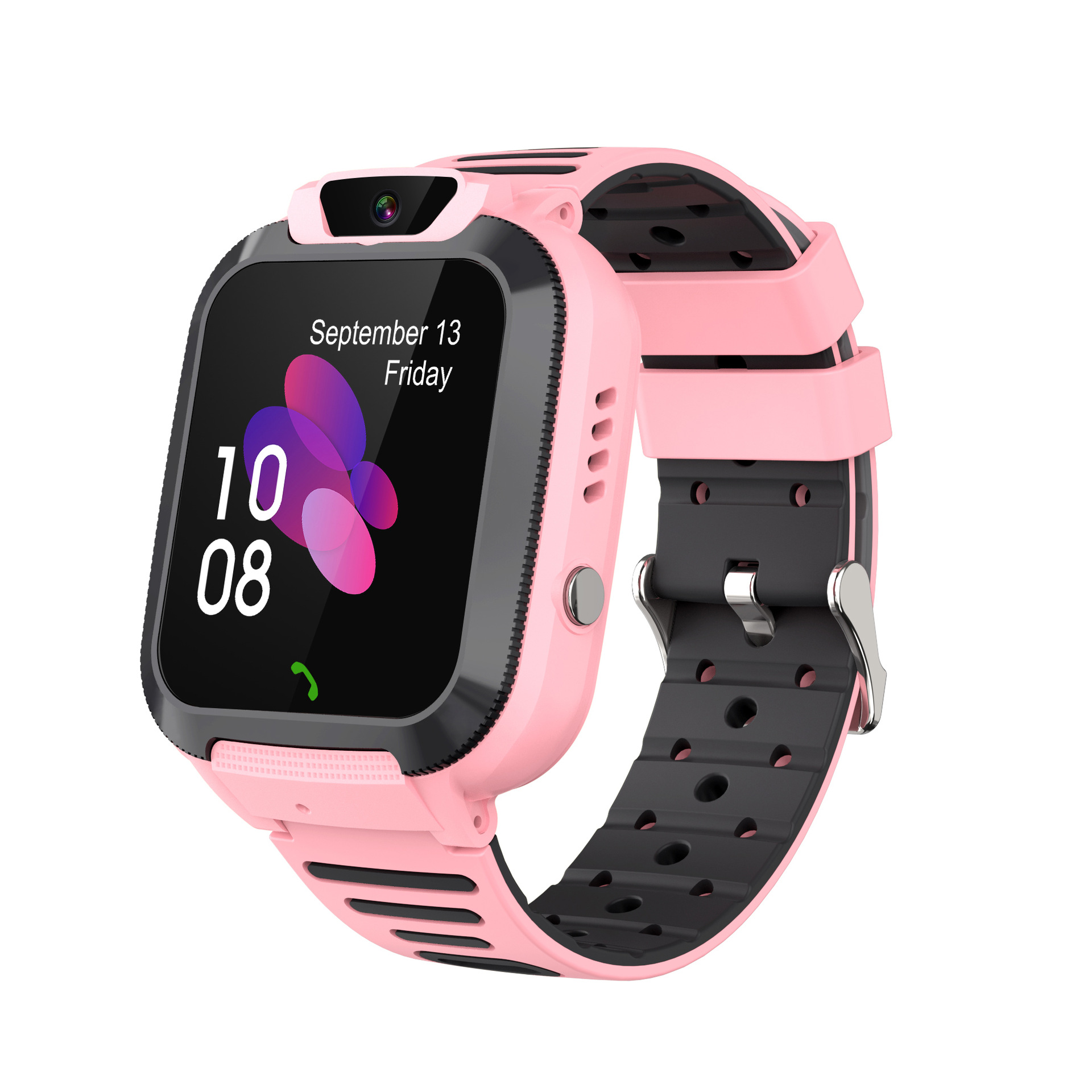 Kindertelefoonhorloge, locatie, foto-opname, SOS-noodgeval, waterdicht voor dagelijks gebruik, meertalig, studentensmartwatch