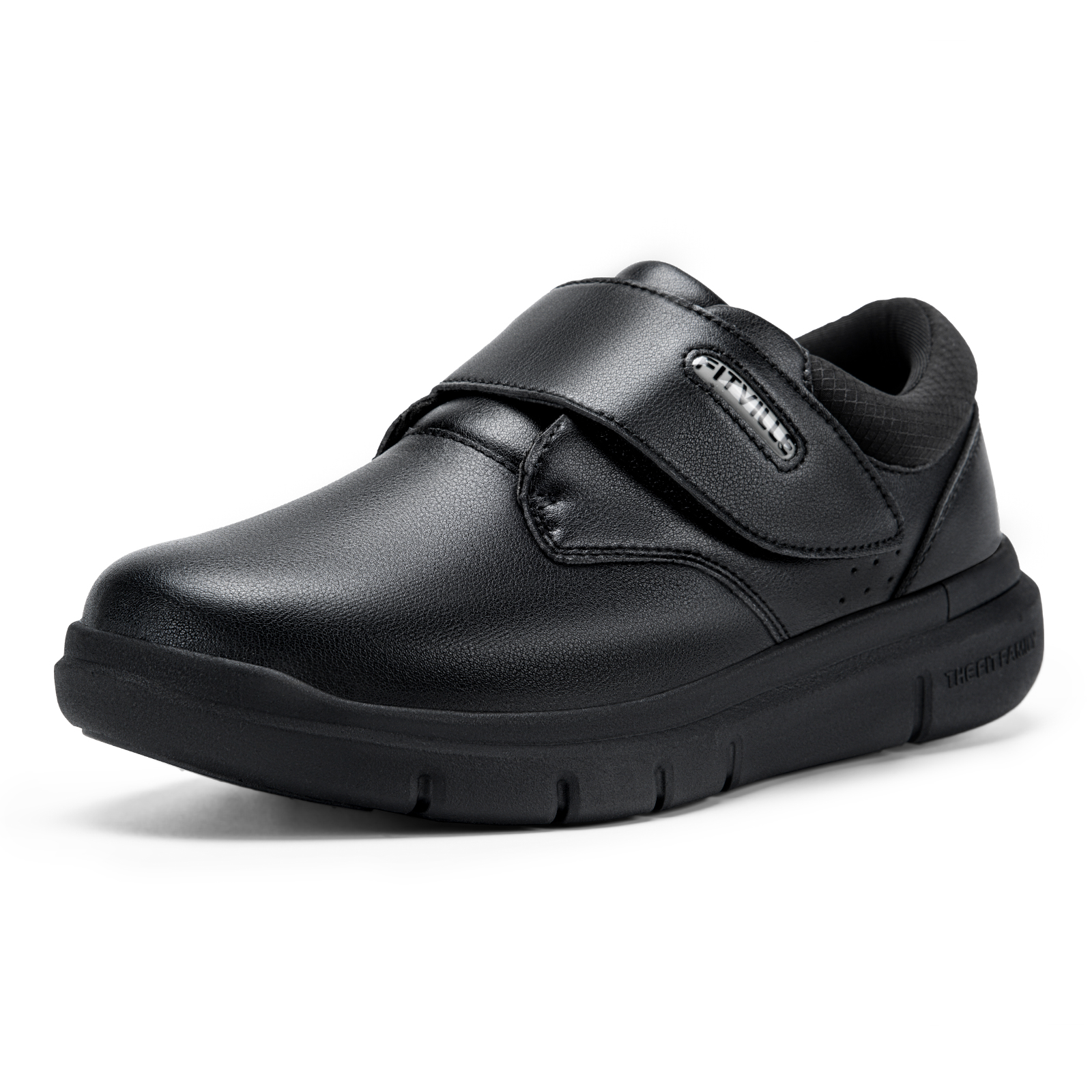 FitVille Diabetic Shoes Extra Wide Comfortable Leather Walking Shoes for Men Orthopedic Dress Shoes Casual Sneakers