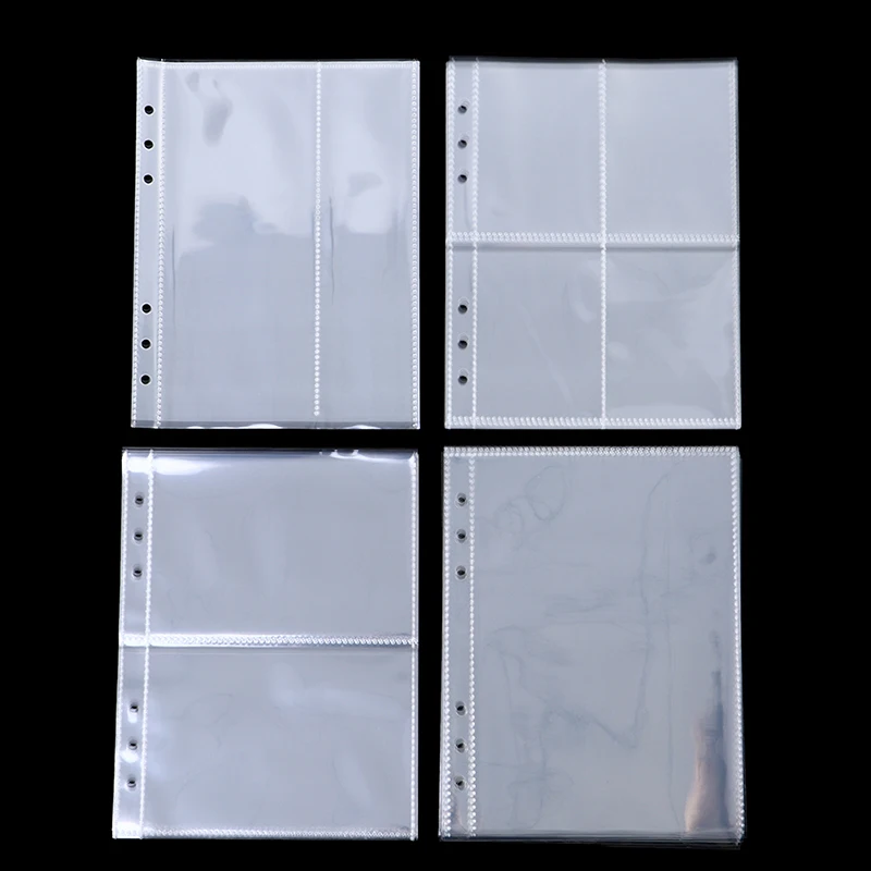 10 ชิ้น A5 อัลบั้มรูป Binder แขน 1 จุด 2 จุด 4 จุดอัลบั้มรูป Binder เติมการ์ดภายใน Photocard กระเป๋าเติมกระเป๋า Instax ชื่อการ์ด