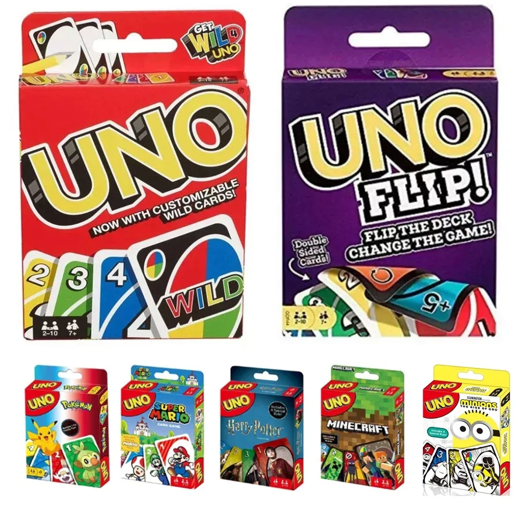 *2025! マテル UNO フリップ! ゲームファミリー面白いエンターテイメントボードゲーム楽しいトランプ子供のおもちゃギフトボックスウノカードゲーム子供のおもちゃ