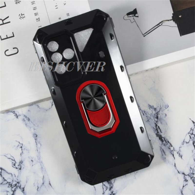 FÜR Ulefone Power Rüstung 19T 6,58 "Rüstung 19 18 18T Ultra Zurück Ring Halter Halterung Telefon Fall Smartphone TPU weiche Silikon Abdeckung