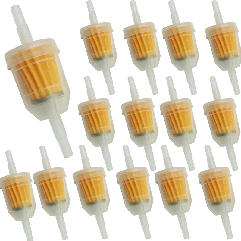 10PCS Universal Benzin Gas Kraftstoff Benzin Öl Filter Motorrad Roller Benzin Filter Werkzeug Motor ATV Kraftstoff Filter Zubehör