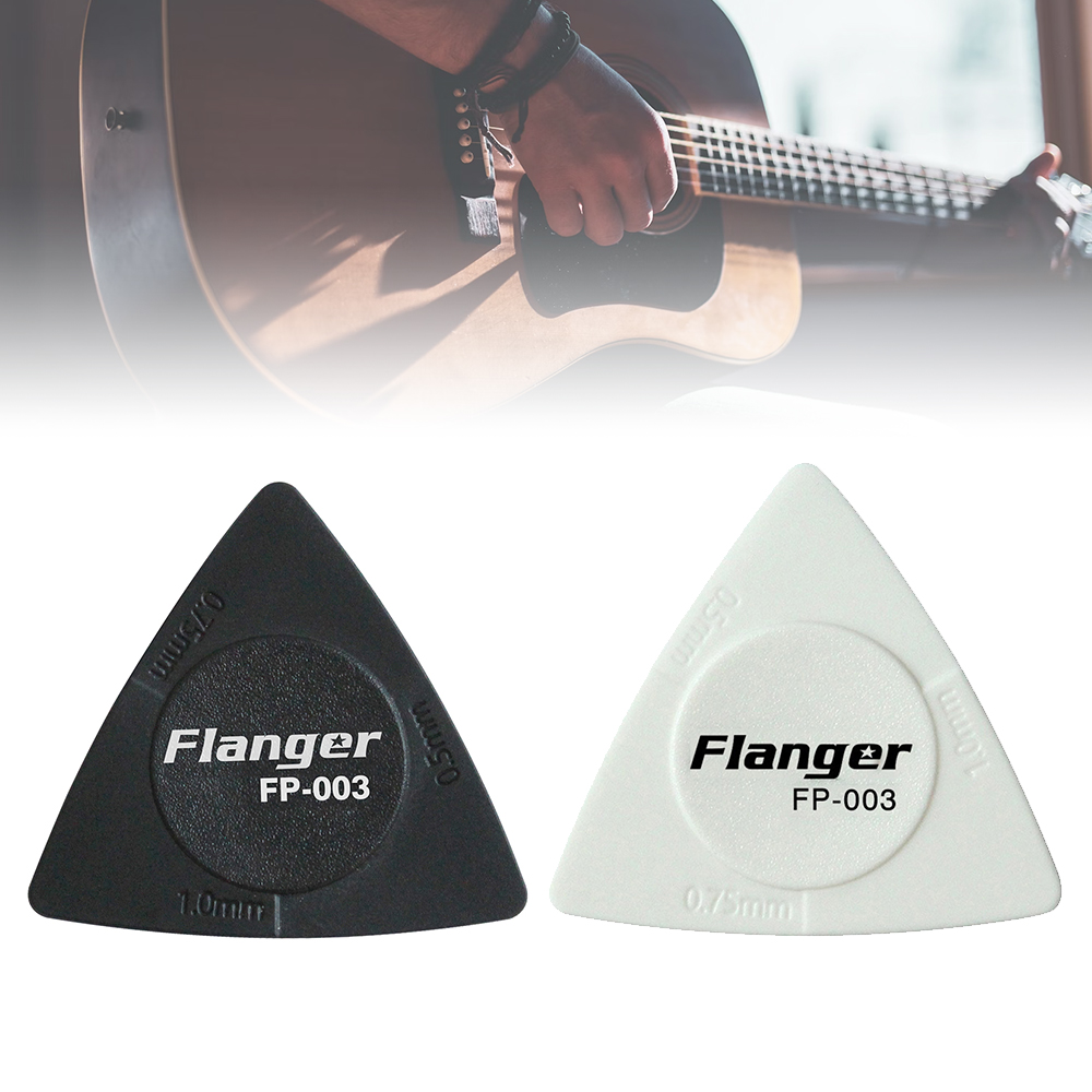 1 pezzo di 3 spessori in 1 plettri per chitarra elettrica acustica da 0,5 mm 0,75 mm 1,0 mm