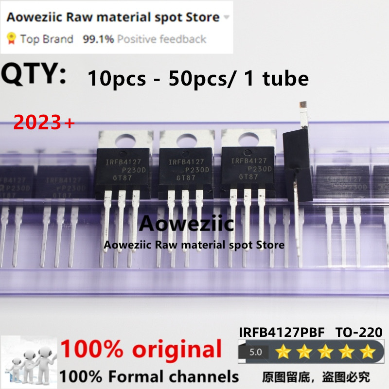 Aoweziic 2023 + 100% Nieuwe Geïmporteerde Originele IRFB4127PBF IRFB4127 TO-220 Veldeffect MOS buis N Kanaal 200 V 76A