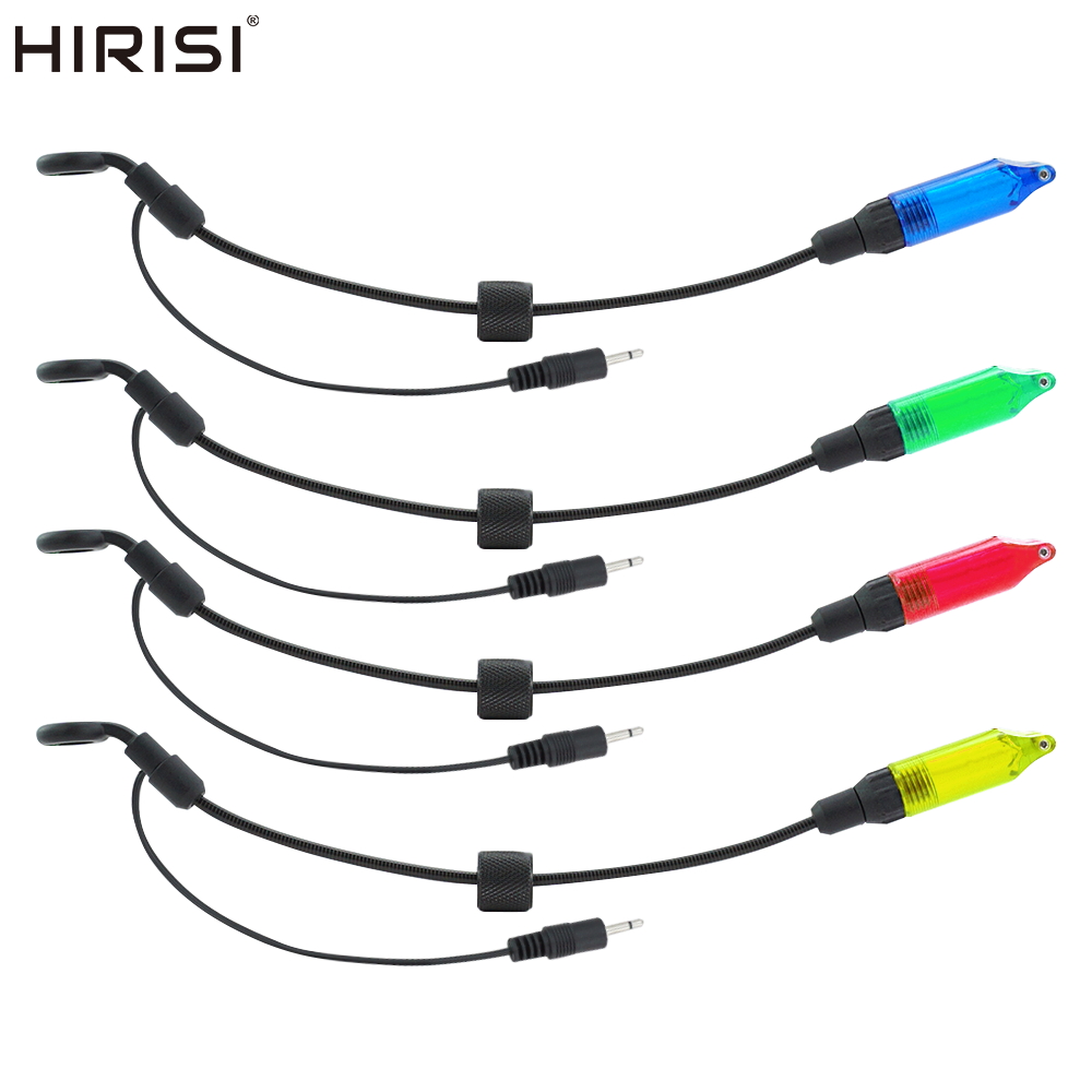 Hirisi alat pancing ikan, tiang lembut LED Swinger Drop Off indikator logam untuk memancing ikan karper B2032