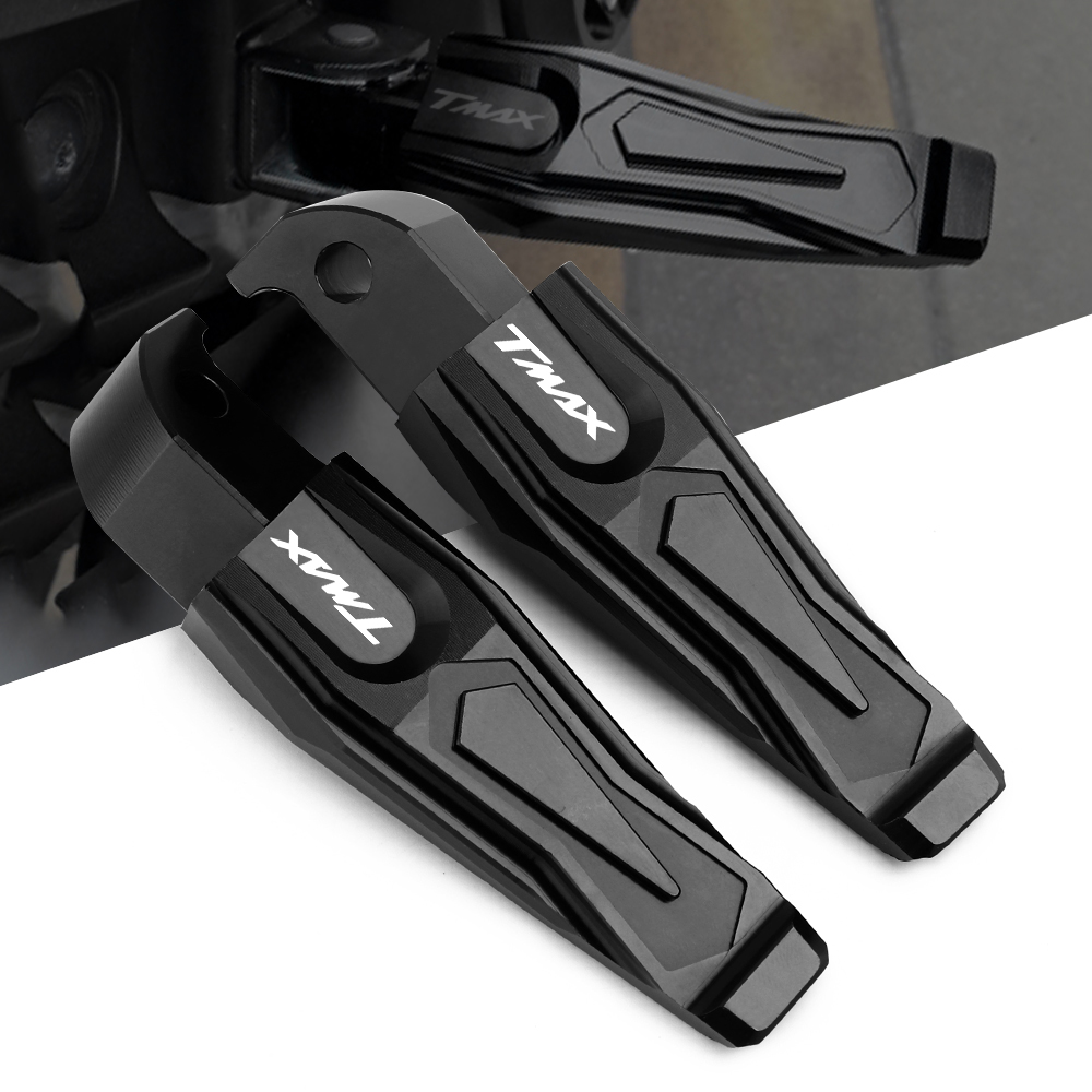Tmax 560 2023 รถจักรยานยนต์ CNC อลูมิเนียมผู้โดยสารด้านหลังเท้าเท้าสําหรับ YAMAHA TMAX 530 TMAX 500 T-MAX 530 500 SX DX