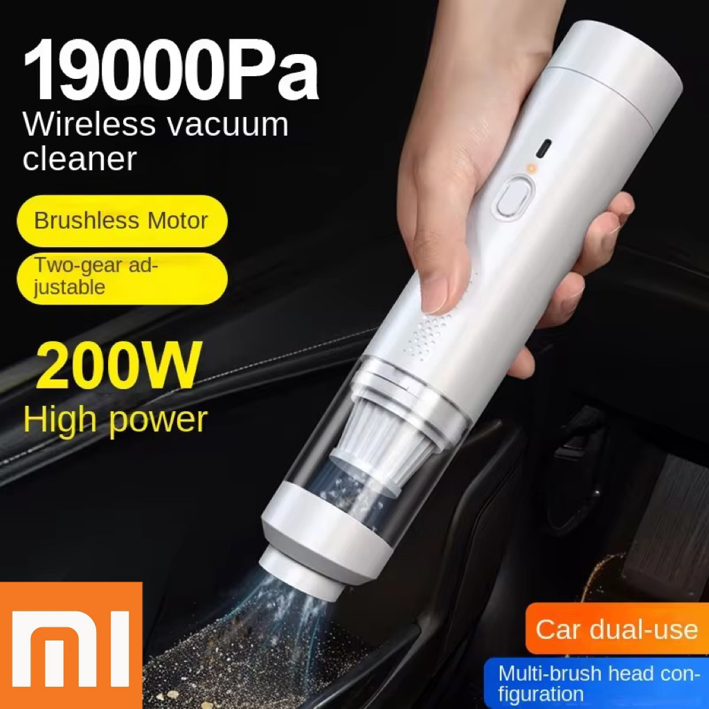 Xiaomi-aspiradora portátil para coche, aspirador de mano sin escobillas, colector de polvo inalámbrico, succión de pelo de mascota