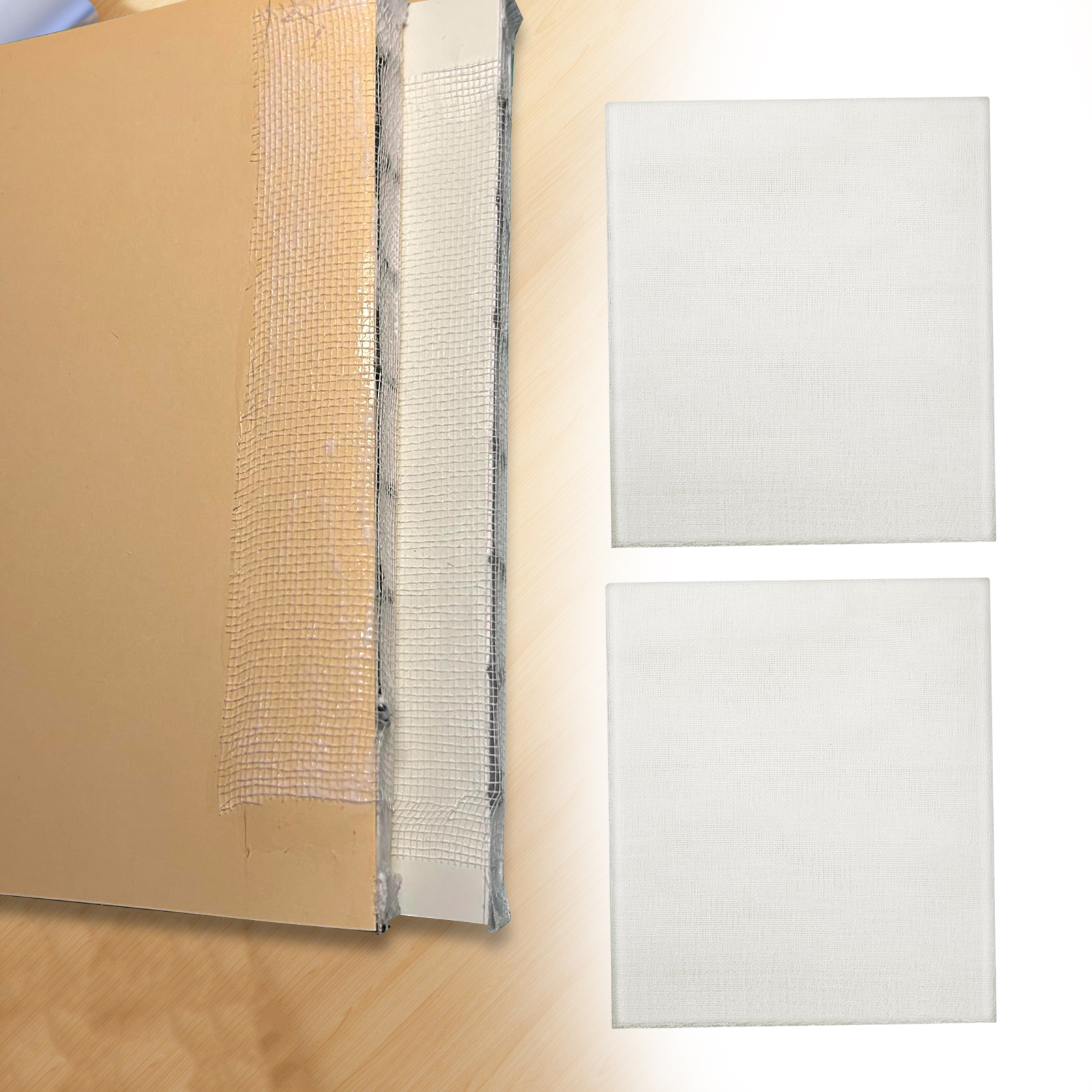 2x Book Binding Cloth Kits Repair Cloth Cotton Blend Threads Supplies Material Bookbinding Book Making Old Books For DIY Crafts