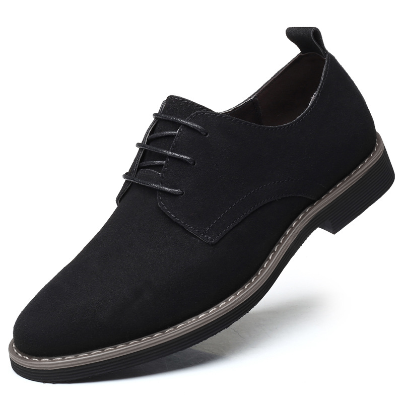 Zapatos de vestir para hombre, zapatos de cuero legítimo, gamuza de PU, informales, de diseñador, sociales, negros, de negocios, de lujo, para boda, verano