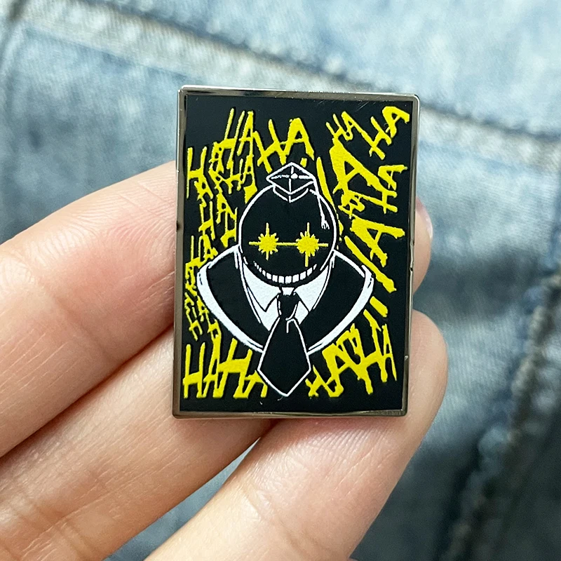 Moordklaslokaal Koro Sensei Email Pin Anime Poster Art Badge Hahahaha