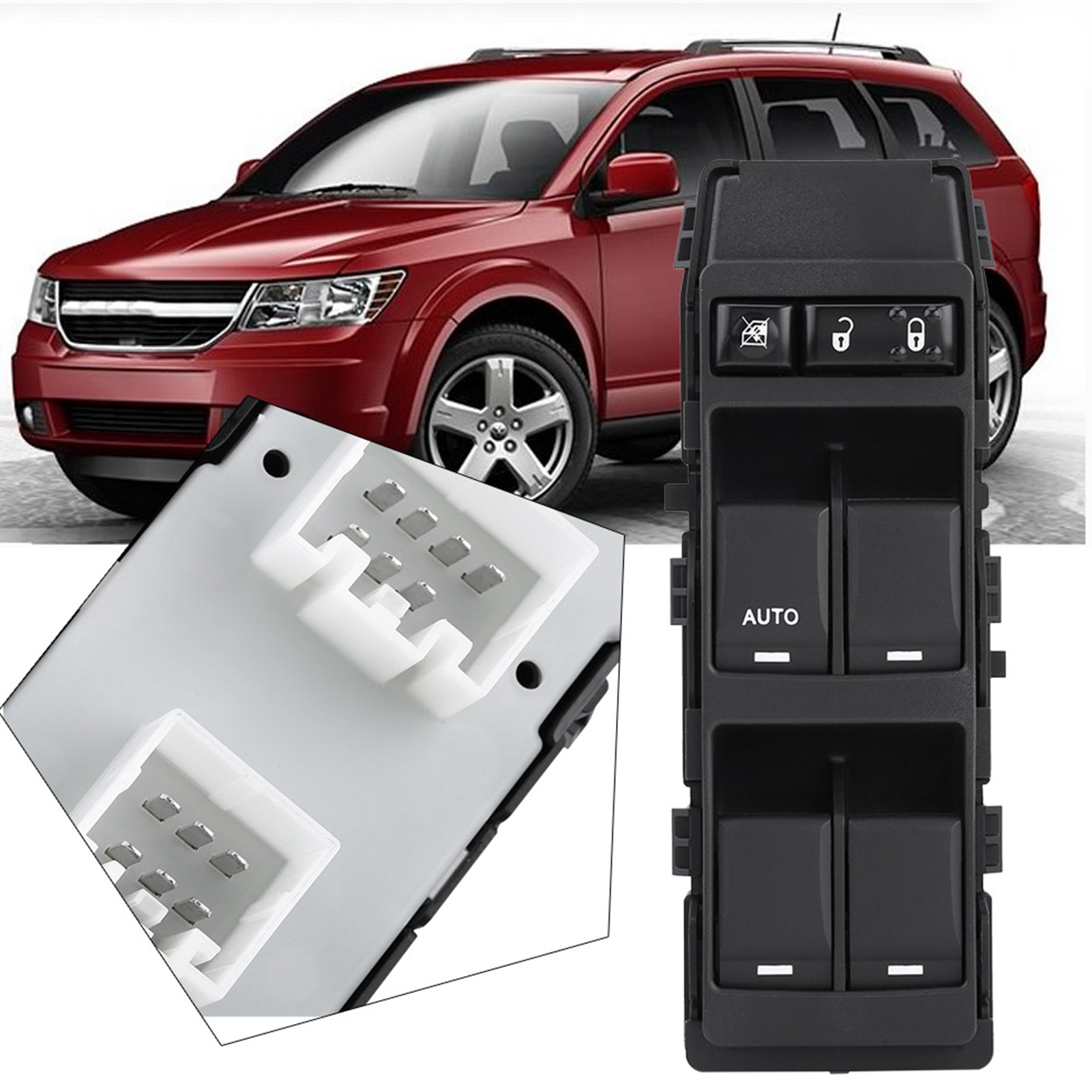 Car Power Master Window Switch 04602780AA Replacement For Dodge Chrysler Jeep Avenger Caliber Patriot