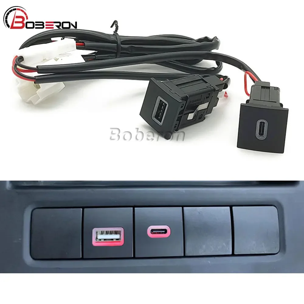 USB Car Charger SOCKET 12 V/24 V USB ชาร์จ Outlet Power Adapter PD สําหรับ VW Golf 6 Jetta 5 MK5 Scirocco 2006 - 2014