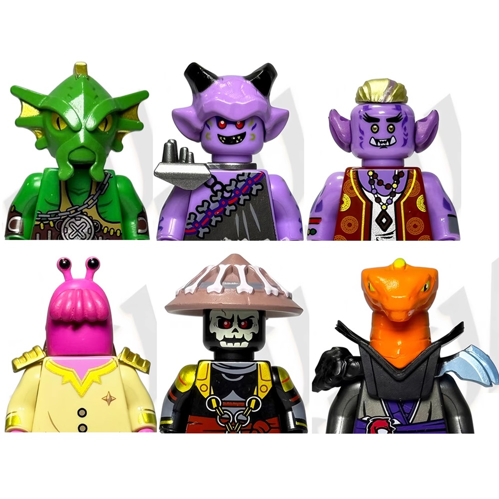 Elemental Powers Ninja Master Set Строительные блоки Мини-фигурки Кирпичи Игрушки