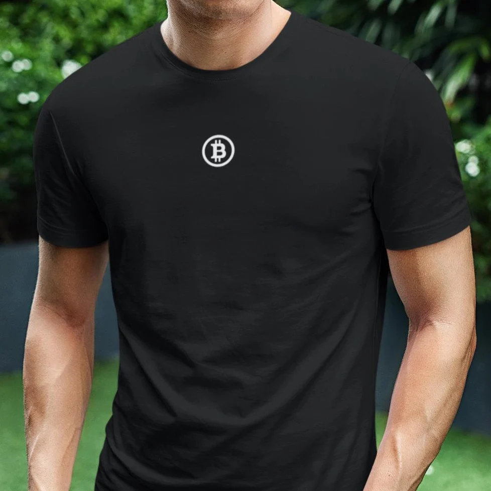 Bitcoin T-shirt Sommer Herren Trainingsanzug Rundhals Kurzarm Casual Pullover Sportswear Top Atmungsaktive Mode Streetwear
