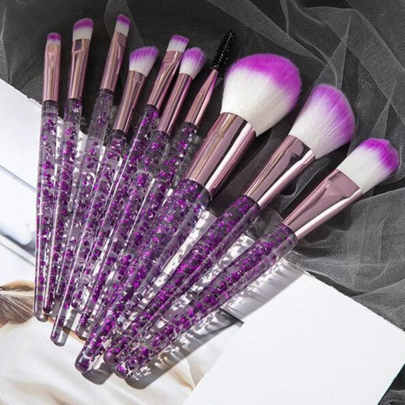 10-teiliges Make-up-Pinsel-Set, professioneller, superweicher Detailpinsel, Rougepinsel, Foundation, Concealer, Lidschattenpinsel