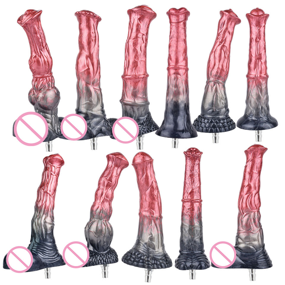 FREDORCH mesin seks baru dildo hitam besar Vibrator VAC-U-LOCK untuk wanita mainan pelengkap untuk dewasa realistis