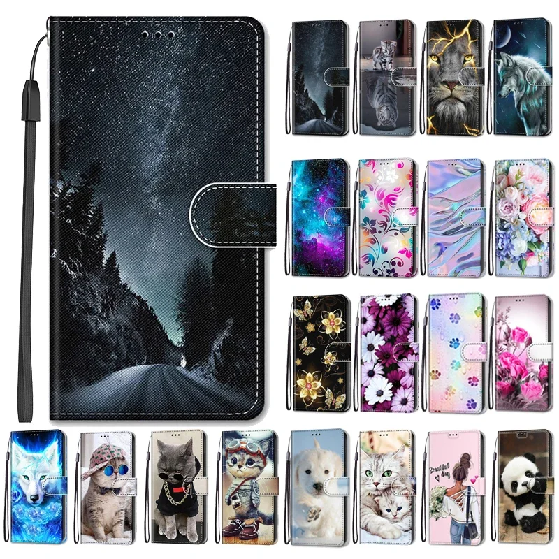 Casing Flip pola bunga, sarung HP kulit dudukan buku untuk iPhone 16 Pro Max 15 Plus Ultra 16Pro 16Plus 15Pro