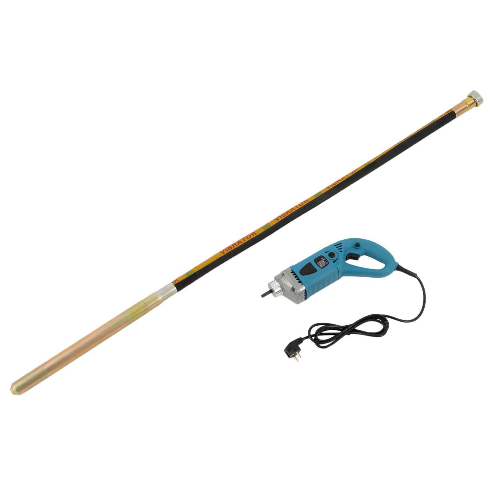 Vibrator beton 1300W, Motor tembaga semua 4000 rpm 220V 50Hz dengan batang bergetar 1.5m