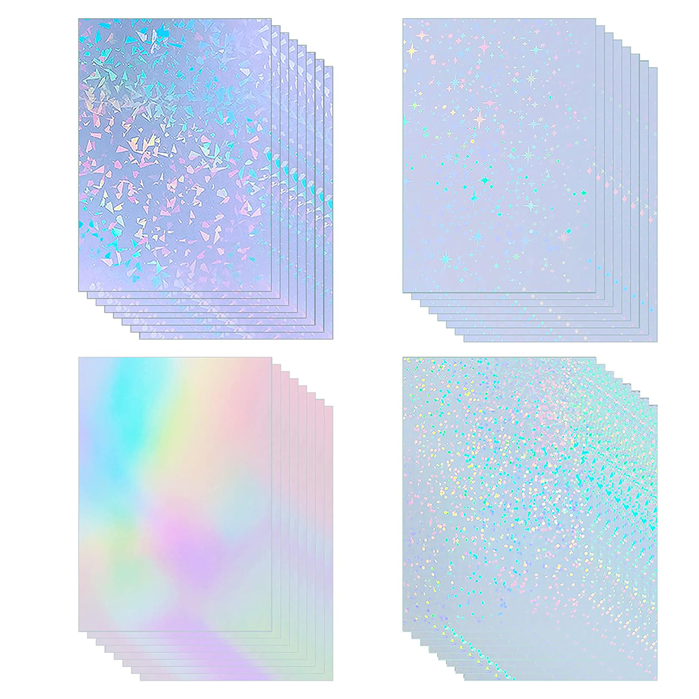 ESHANG 50 Lenzuola Pellicola di Laminazione a Freddo Impermeabile 4.1x2.9 pollici Pellicola di carta autoadesiva Confezione FAI DA TE Carta Pellicola di Laminazione Fotografica