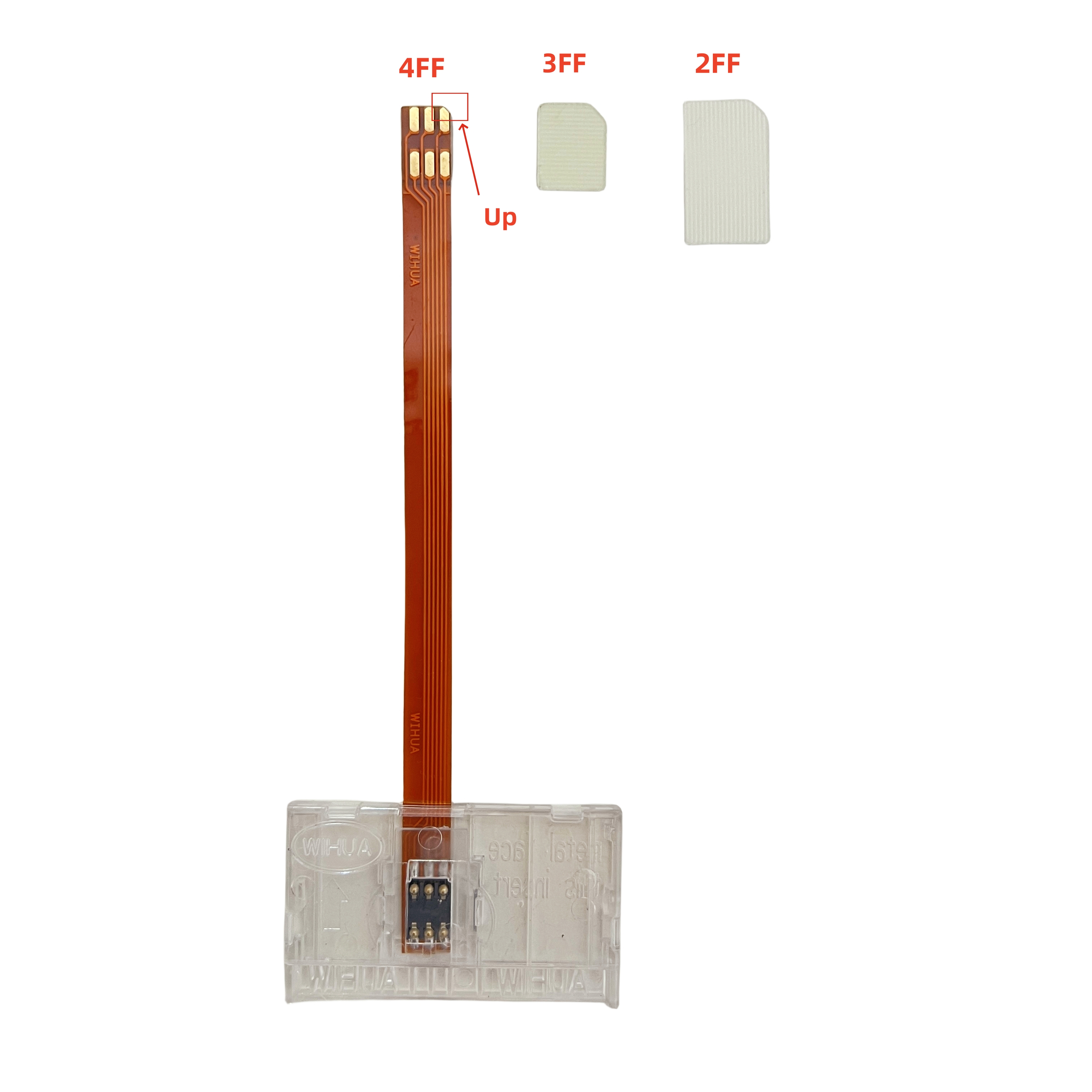 Convertidor de tarjeta inteligente estándar grande a Nano SIM, adaptador convertidor 3 en 1 de tarjeta Micro SIM estándar USIM 2FF 3FF 4FF