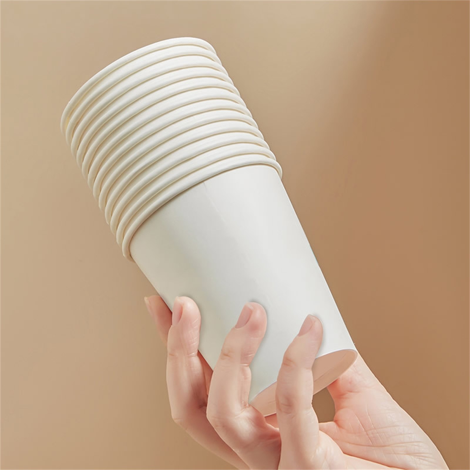 50/500/1000 Stuks Wegwerp Papieren Bekers 210 Ml Effen Kleur Papieren Bekers Koffie Melk Cup Papieren beker Voor Hot Drinken Feestartikelen