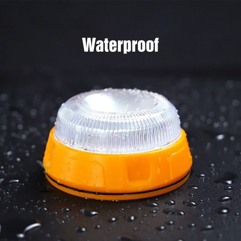Faro di emergenza per auto V16 SOS Light sicurezza stradale aiuto lampada lampeggiante avvertimento di sicurezza stradale guasto magnetico segnale lampada da lavoro