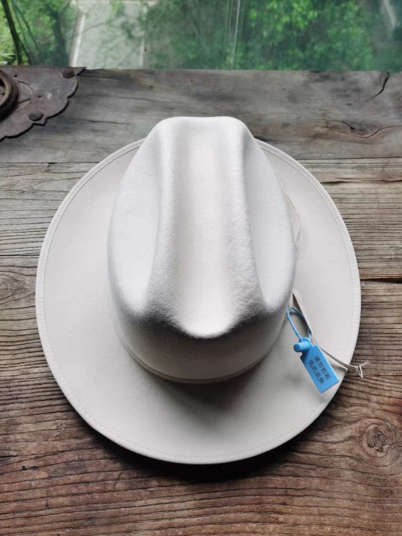 Kapelusz Fedora z czystej wełny, kapelusz vintage w stylu rancher, kapelusz Panama z wentylacją dla mężczyzn i kobiet
