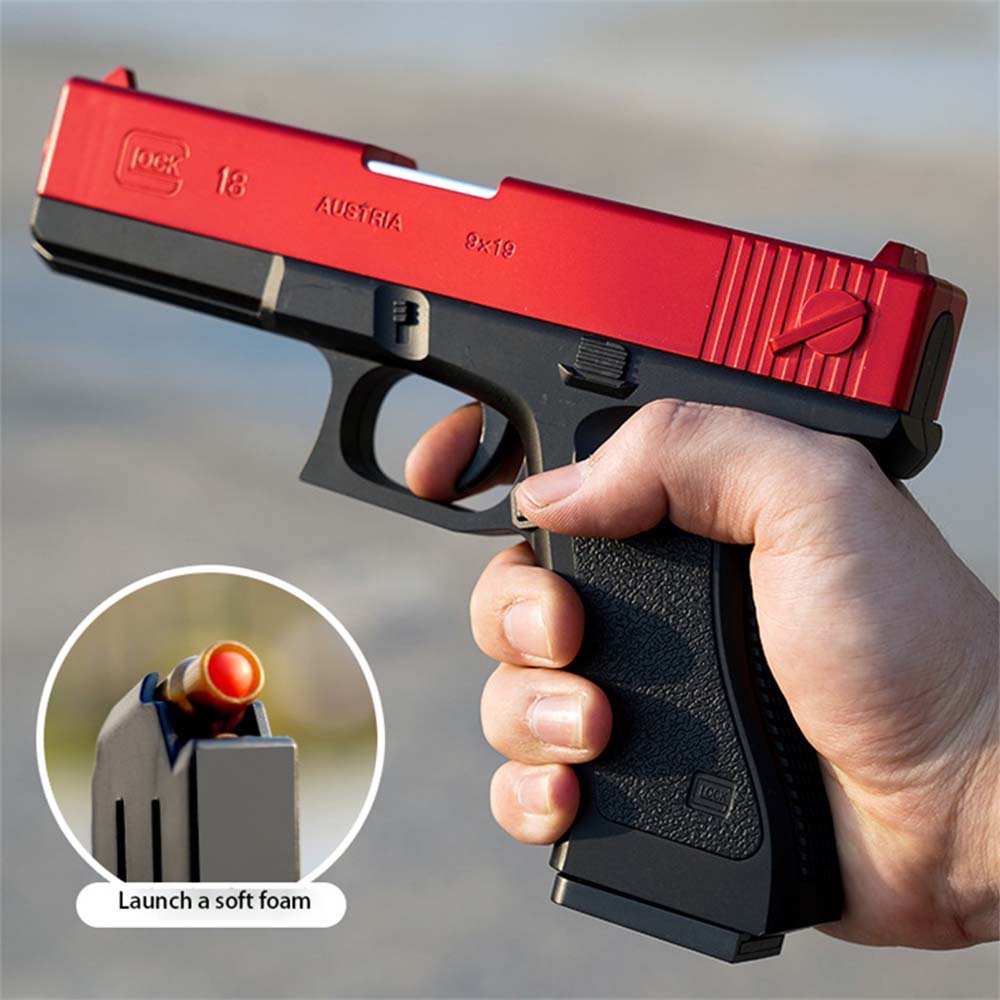 Пистолет Glock, пистолет для извлечения ракушек, игрушка для детей, игрушечный пистолет, реалистичная игра-стрелялка, подарки на день рождения, Прямая поставка