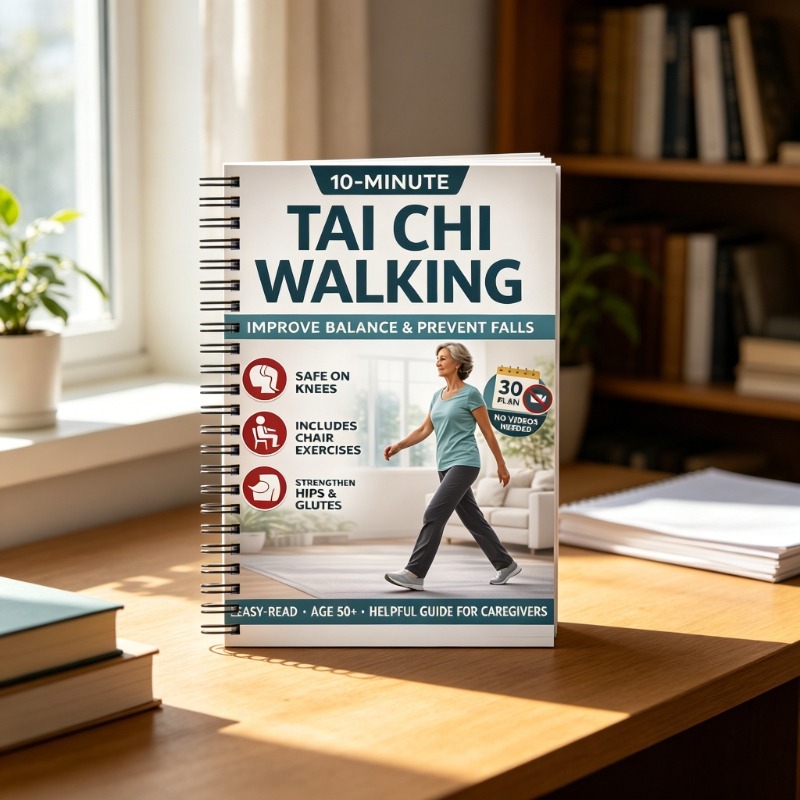 28 Days Transformation Challenge Tai Chi for Seniors Only 10 Minutes Daily Tai Chi Walking Easy 4-week Program Book