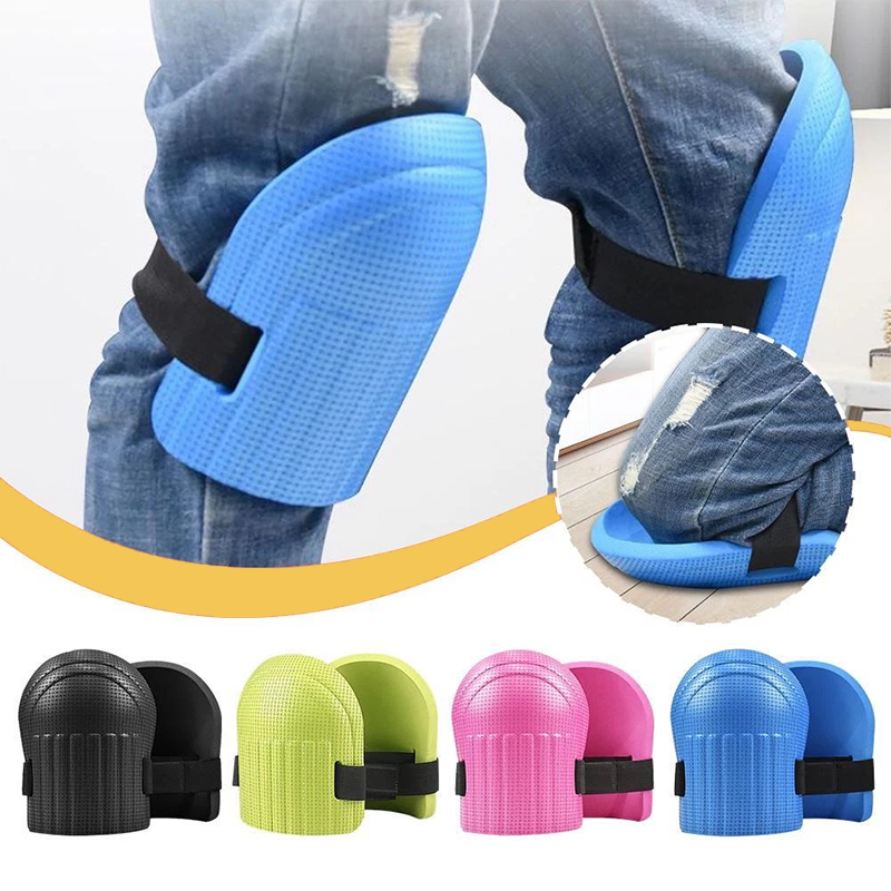 Genouillère de Protection en mousse EVA, carrelage, boue, pâte pour les travailleurs, genouillères ergonomiques imperméables et antidérapantes pour le travail du sol/la brique/jardin