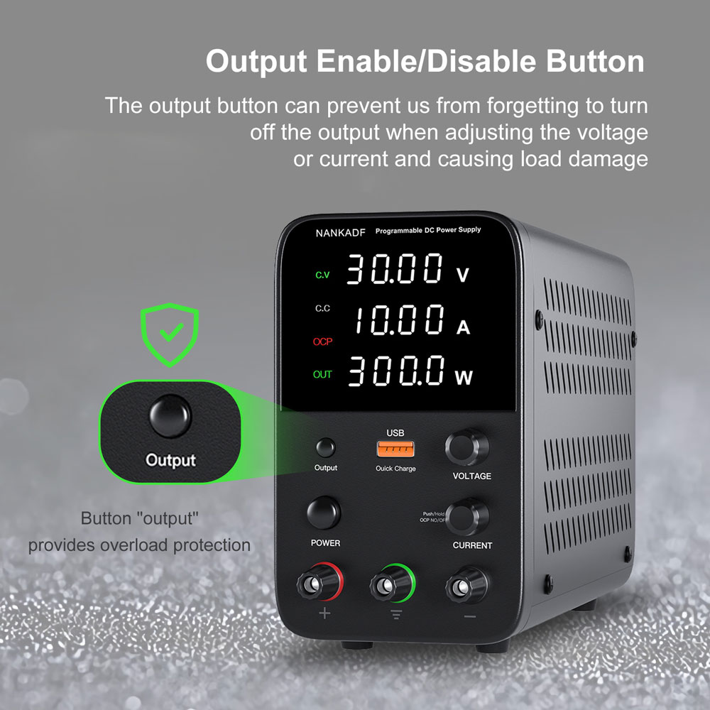 Wanptek Einstellbare Dc-netzteil 60V 5A Labor Bank Power Quelle Stabilisiertes Netzteil Spannung Regler Schalter 120V 30V 10A