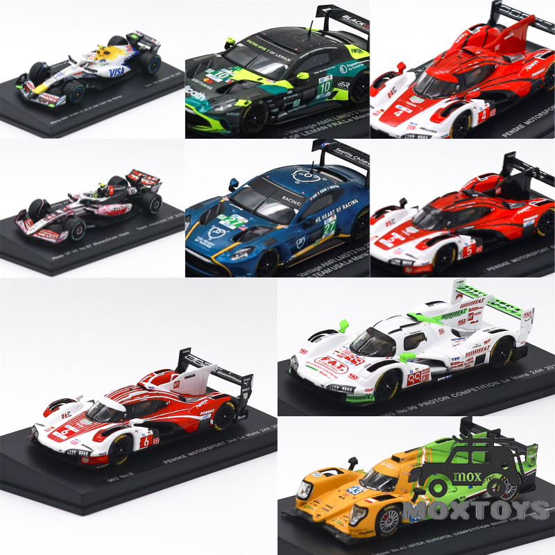 SPARK 1:64 VCARB NO.22 HAAS VF-25 NO.87 Oreca 07 LMGT3 Le Mans modelauto
