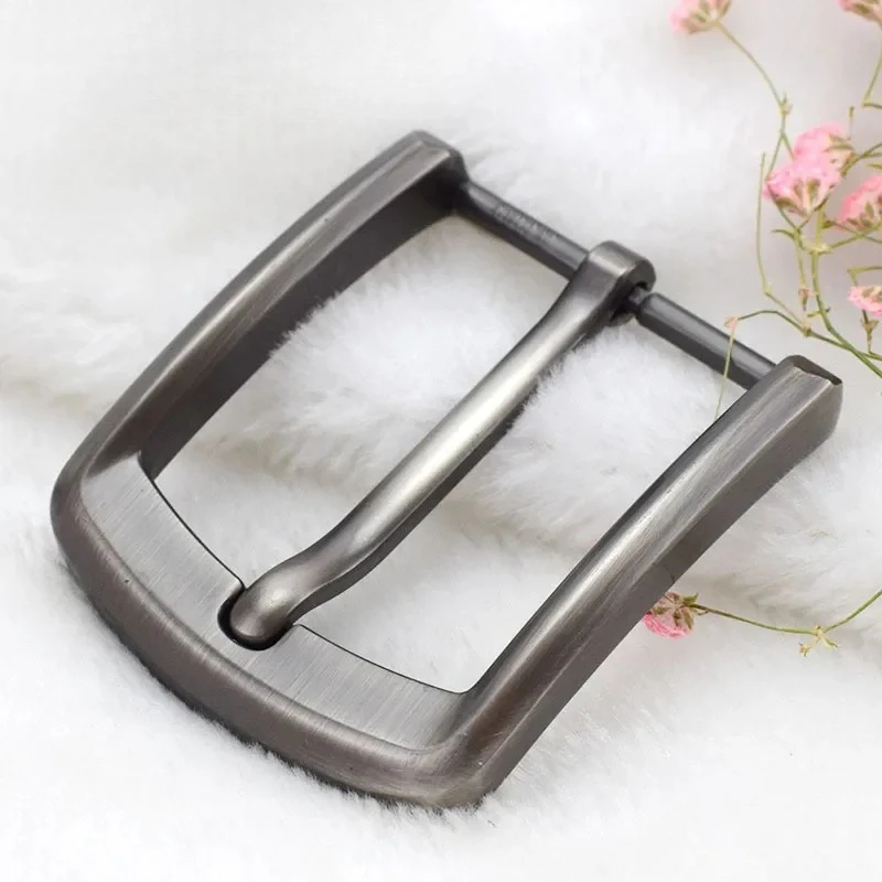 1 stück 40mm Metall Gürtel Schnalle Männer Laser Ferse Bar Pin Schnalle Leder Handwerk Bund Kopf Gürtel Strap Gurtband teile Zubehör