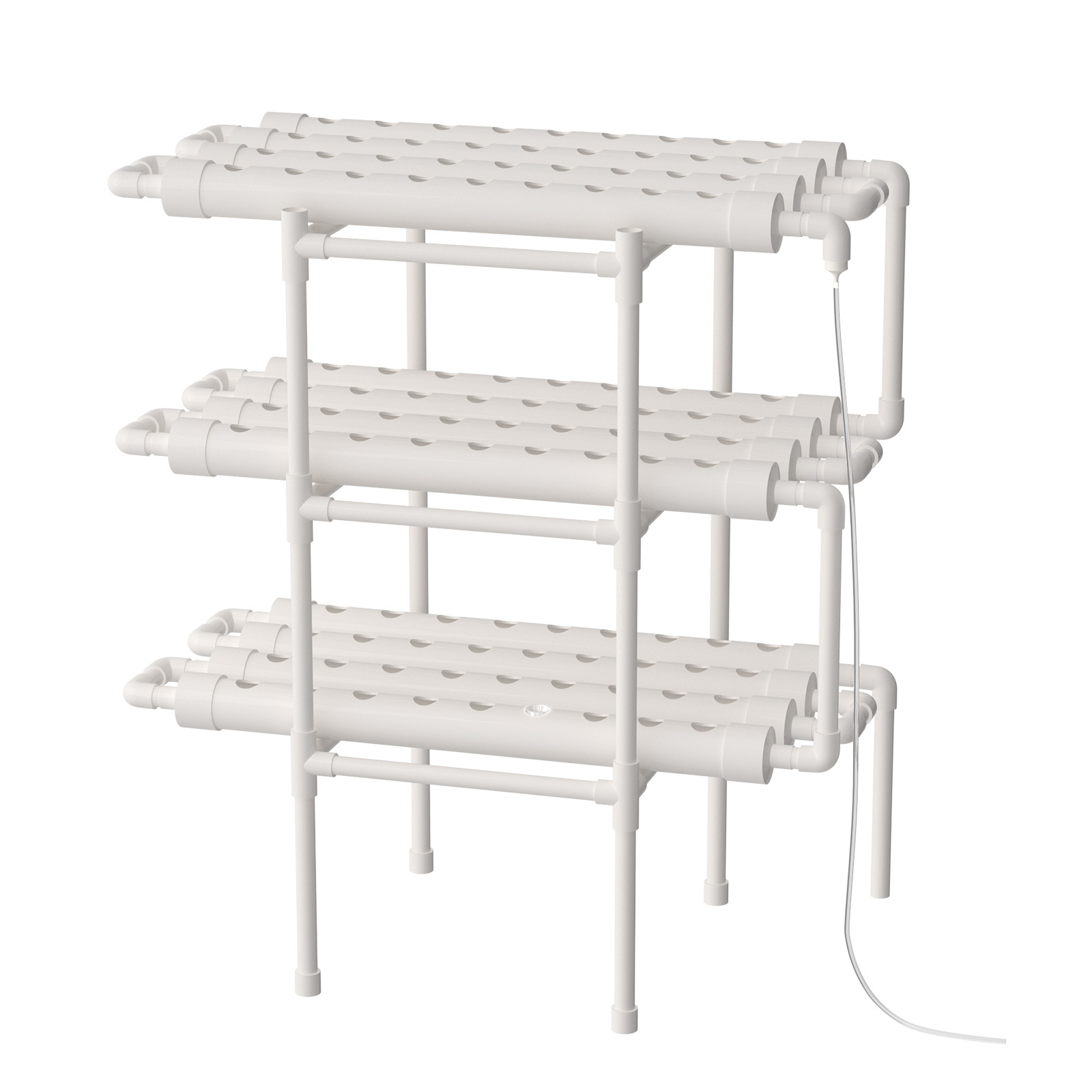 108 Gaten 3 Lagen Hydrocultuur Grow Kit Tuin Grondloze Teelt Met Voedingsstoffilm Technieken Locaties Plant Groente Tool