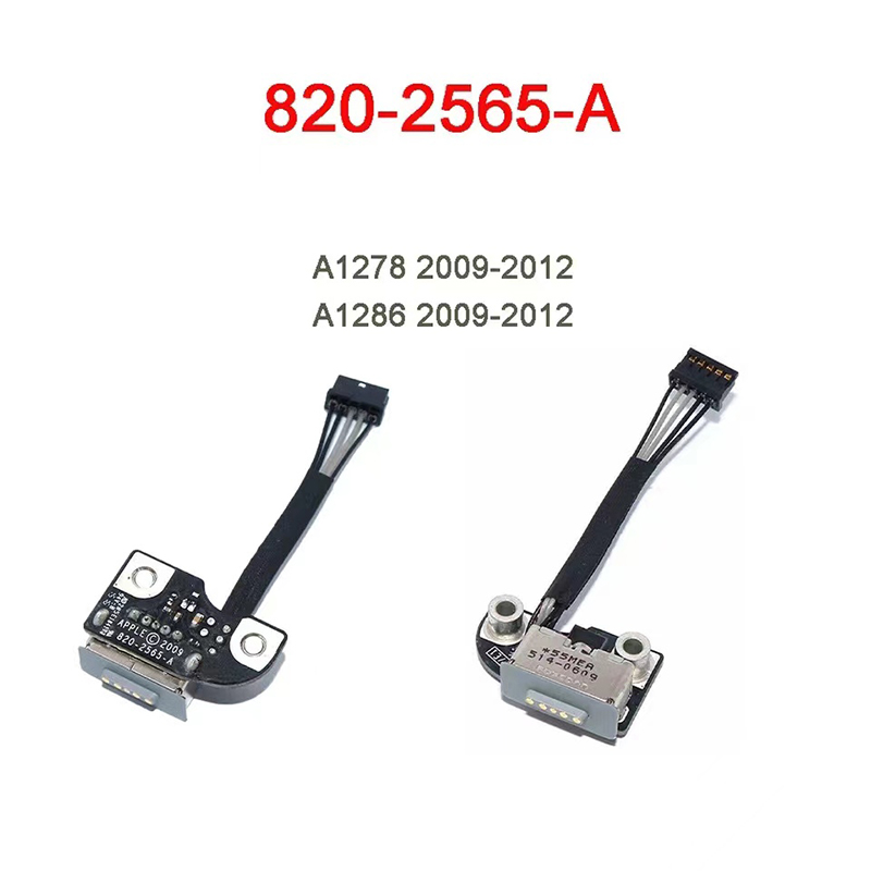 Puerto de carga Original, conector CC de alimentación 820-2565-A para Macbook Pro 13 "15" 17 "A1278 A1286 2009-2012 año