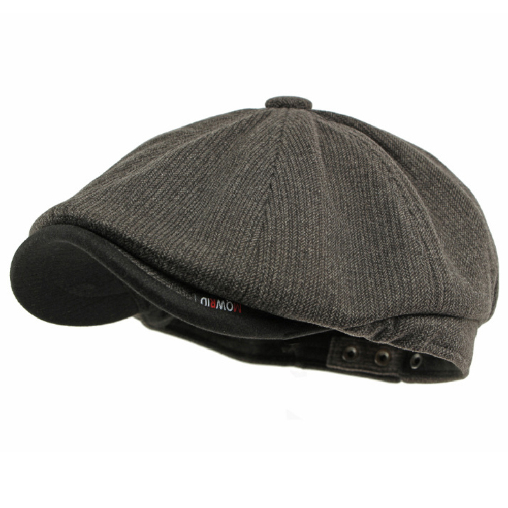 Beret HT5041 Męski Damski Jesienno-Zimowy Gruby Ciepły Beret Artystyczny Malarski Wełniany Beret Męski Damski Płaski Ośmiokątny Beret Męskie Berety