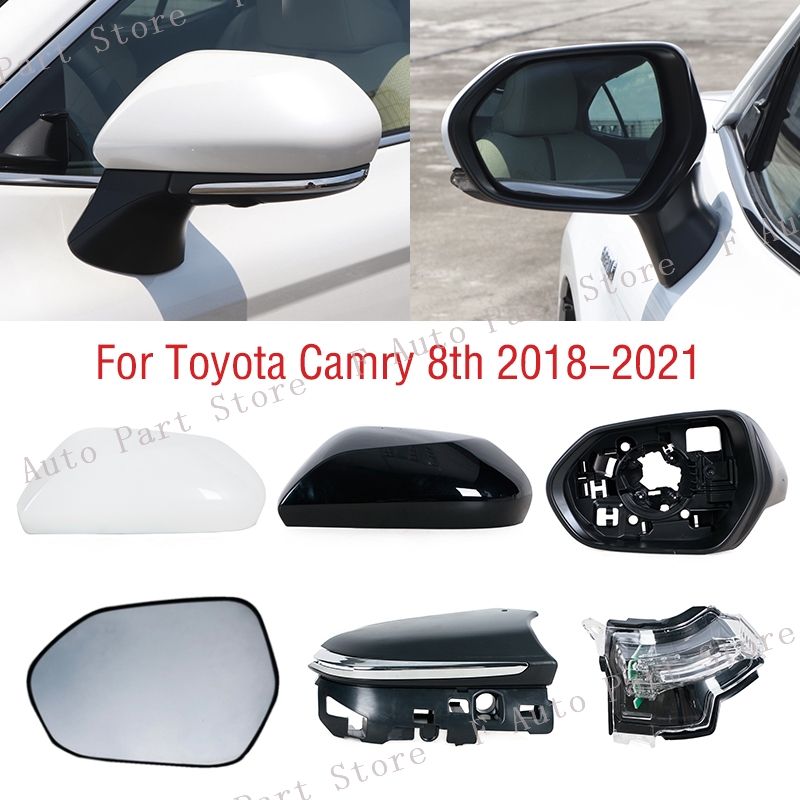 Couverture inférieure du cadre du rétroviseur latéral pour Toyota Camry V70 8ème génération 2018 2019 2020 2021