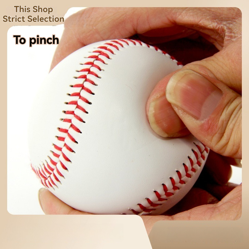 Nine inches Baseball Softball Hardball Training Balls Handmade Baseballs Hard&Soft Baseball Outdoor Practice Team Game