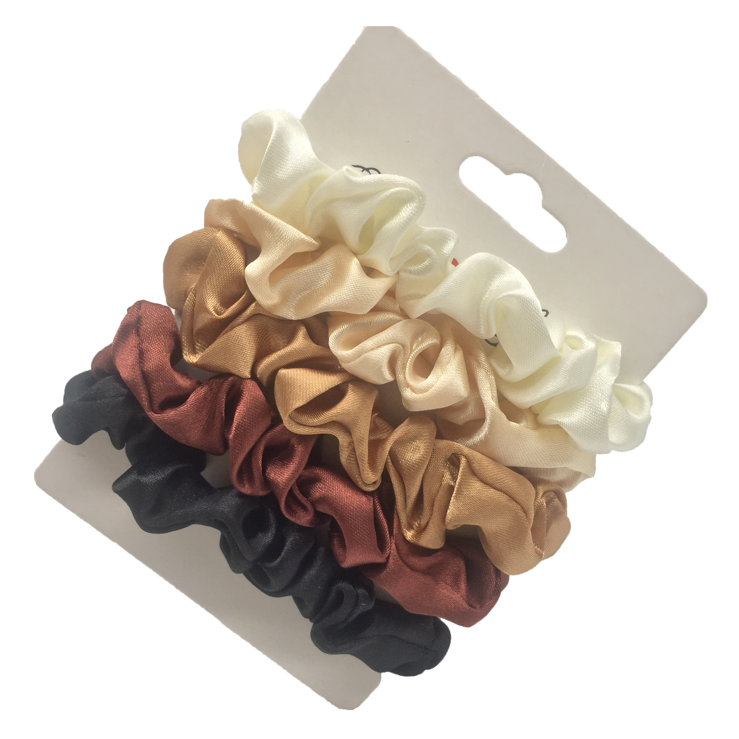 3/5/6Pcs Elegant ผู้ถือหางม้ายางวงยืดหยุ่น Hairband อุปกรณ์เสริมผมผ้าไหมซาติน Scrunchies ผู้หญิงสีทึบเชือกผม