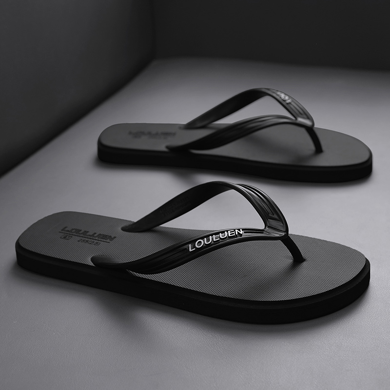 Neue Herren-Flip-Flops mit weicher Sohle, bequeme, offene Zehen-Flip-Flops für Spaziergänge im Innen- und Außenbereich, Sommer-Strand-Flip-Flops für