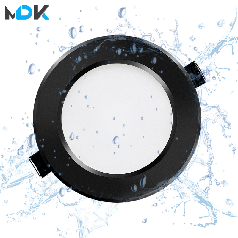 LED-Downlight Deckenleuchte Schwarze Lampen Wasserdicht 5W 9W 12W 15W 18W AC 220V 230V 110V Spot IP65 LED-Downlight-Lampe