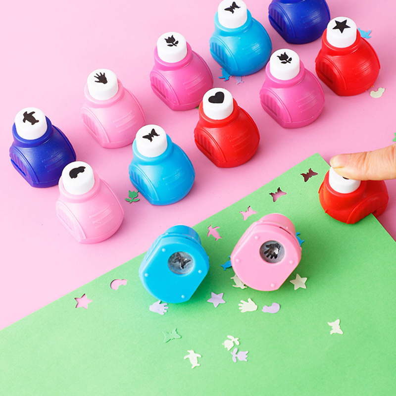 Juego de 5 cortadores de papel para manualidades, perforadoras, herramientas para hacer agujeros en forma de círculo, flor y otras formas de papel, para hacer tarjetas y álbumes de recortes personalizados