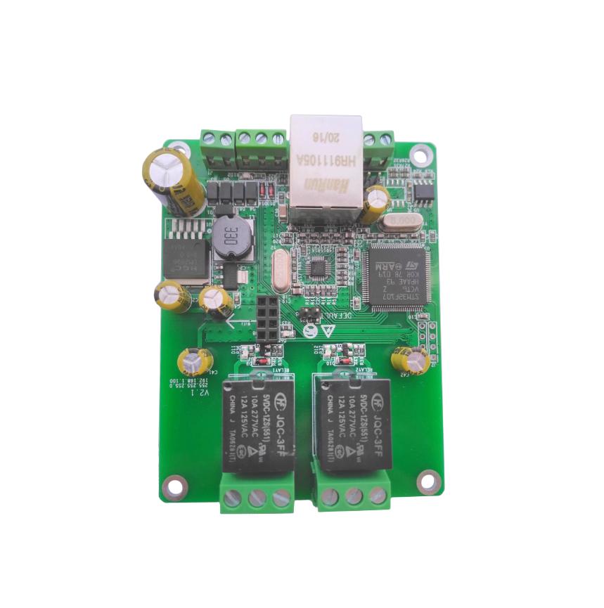 Module de relais Ethernet 2CH MQTT Modbus Wifi CAN RS485 TCP, entrée numérique, carte de contrôle d'accès Web avec boîte en option