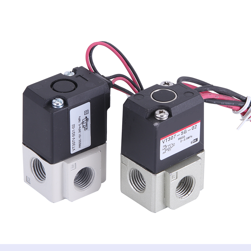 Électrovanne pneumatique à action directe, haute fréquence VT307-3G/4G/5G/6G/4G1/5G1-01/02, deux vannes à vide électromagnétiques à trois voies
