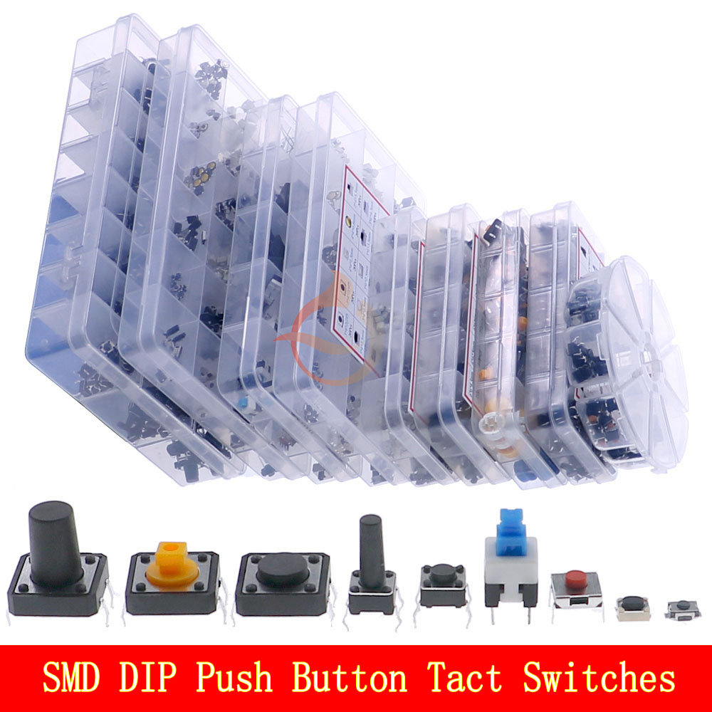 Boutons de télécommande de voiture, micro-interrupteur tactile, kit assorti de micro-interrupteurs tactiles, réinitialisation du Mini interrupteur à feuilles