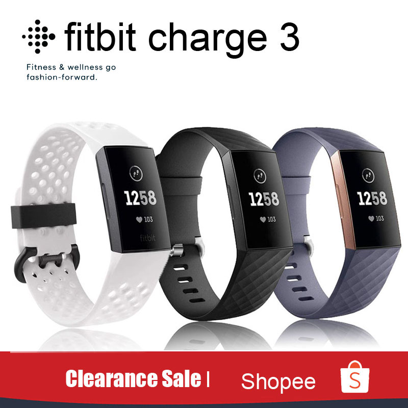 Смарт-часы для зарядного устройства Fitbit 3, новый комплект, Смарт-часы с пульсометром и трекером активности