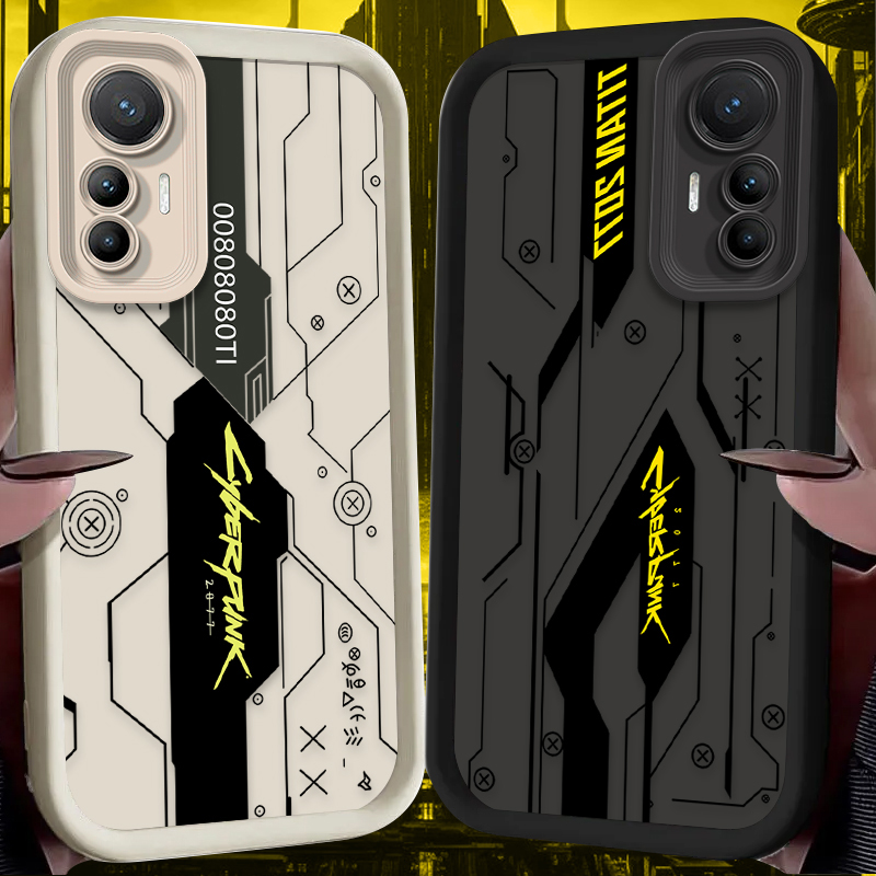 Cyberpunk Anime Game Line Telefoonhoesje voor Xiaomi Mi 17 Pro Max 15 Ultra 14 13 12 12X 12S 11 Lite 5G NE 15T 14T 13T 12T 11T Pro