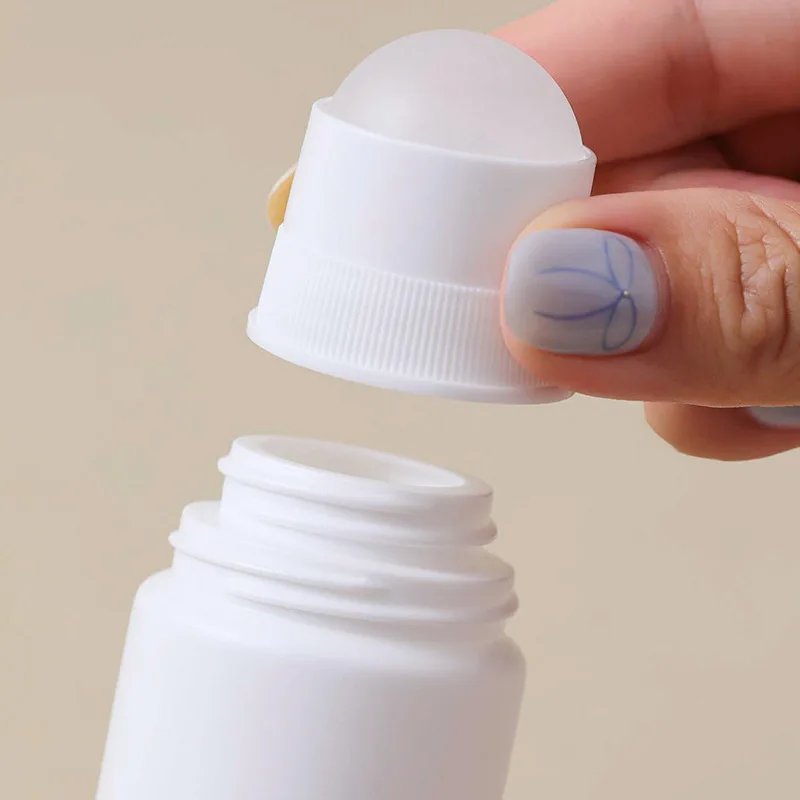50ML100ML Plastic Roller Bottle Empty Refillable Rollerball Bottle For Diy Deodorant Essential Oils Perfume Cosmetic Beauty Tool