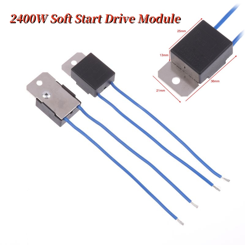 2400W Soft Start Drive Module Soft Start for Angle Grinder Power Tool Parts Cutting Machine Slotting Saw Aluminum Machine 20A
