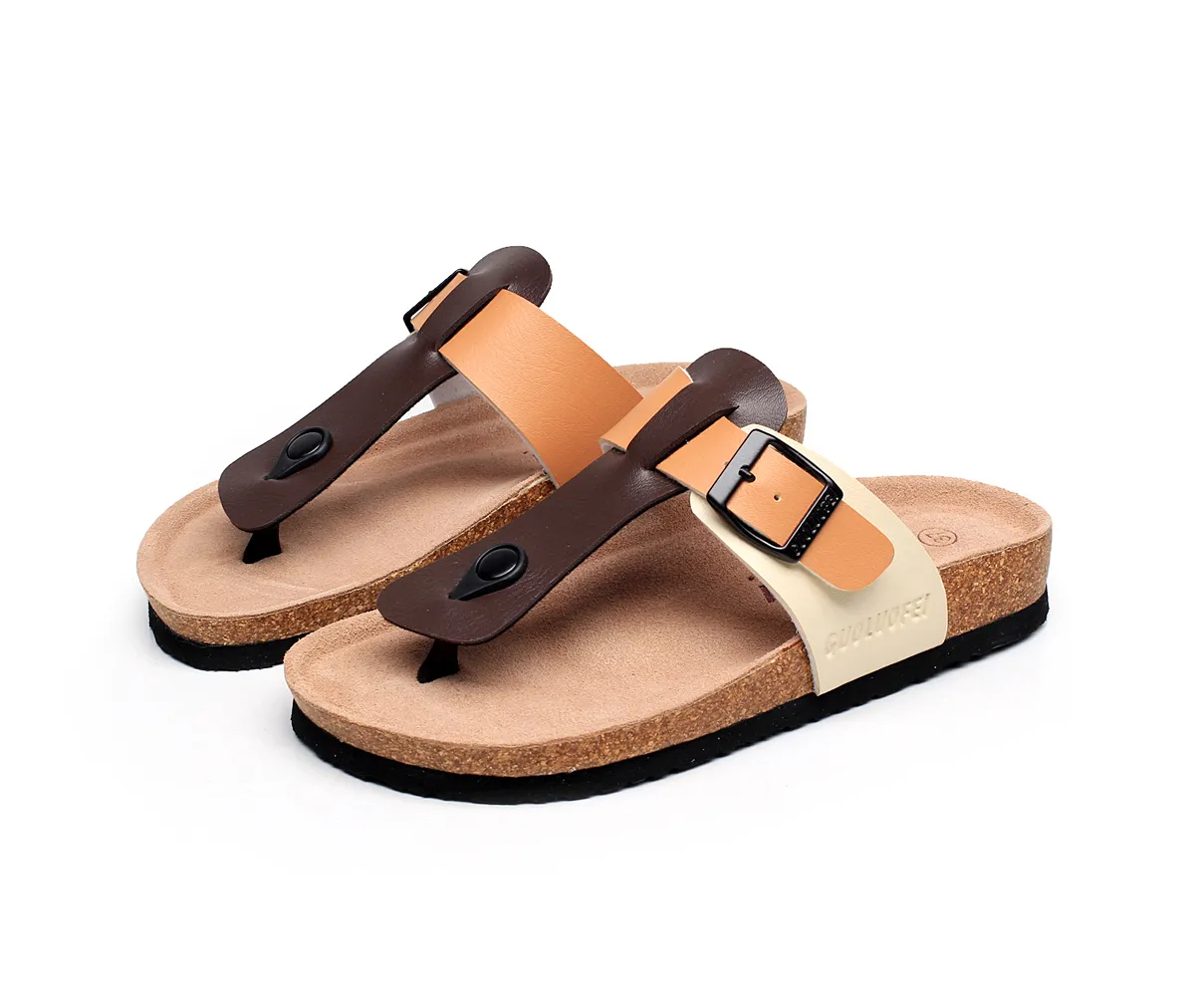 Chanclas de playa de verano Unisex, sandalias árabes para hombres y mujeres, zapatos planos antideslizantes